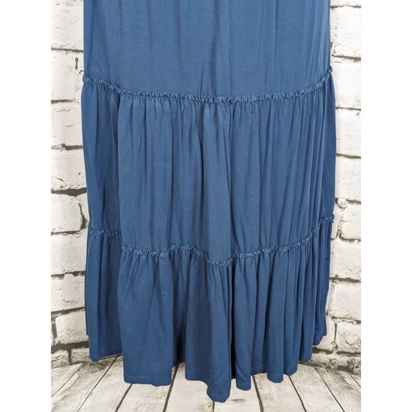 VTG JUICY COUTURE Y2K Boho Peasant Cottage Tiered Midi Dress USA Size Large - Picture 4 of 7